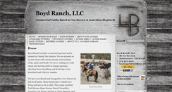 Desktop Screenshot of boydranch.net